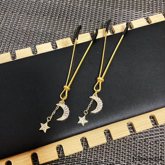 Moon and Star Nipple Clamps